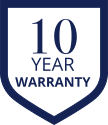 10 year warranty